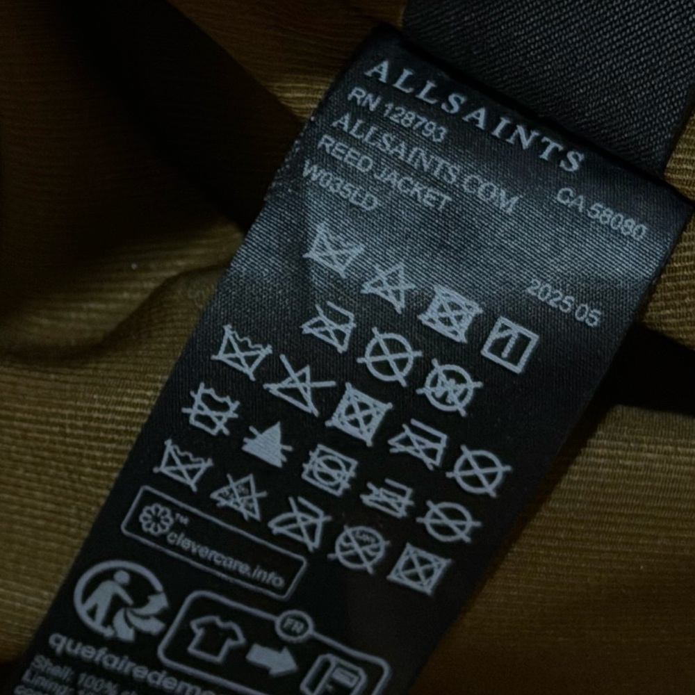 ALLSAINTS Reed Cropped Leather Trench Coat - Picture 5 of 5